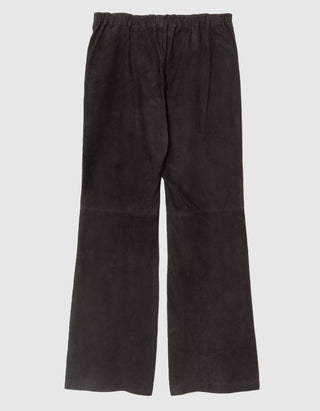 Straight-Leg Veloursleder-Hose Clyde