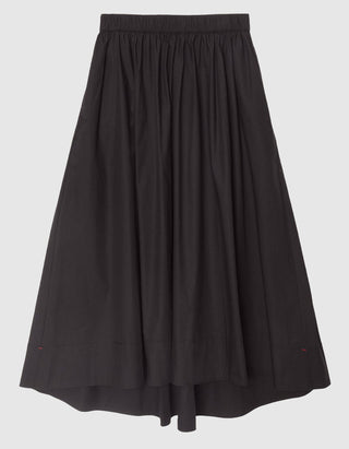 Ausgestellter Baumwoll-Midi-Rock Gwynn