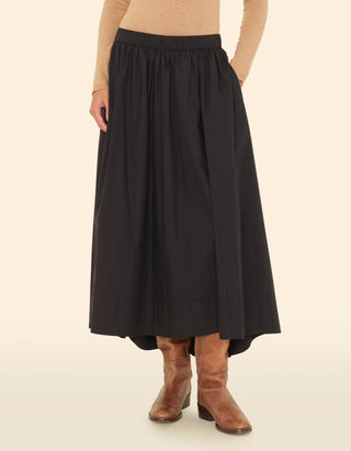 Ausgestellter Baumwoll-Midi-Rock Gwynn