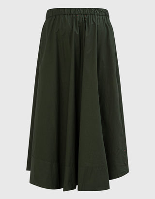 Ausgestellter Baumwoll-Midi-Rock Gwynn