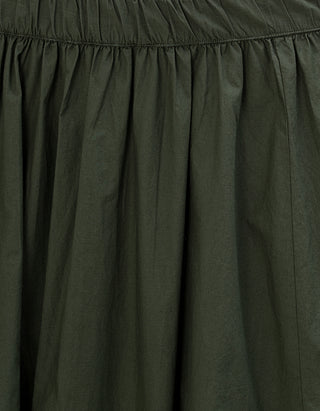 Ausgestellter Baumwoll-Midi-Rock Gwynn