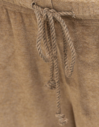 Samt-Jogginghose Manon mit elastischem Bund