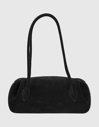 Veloursleder-Tasche Oyster Shoulder Bag