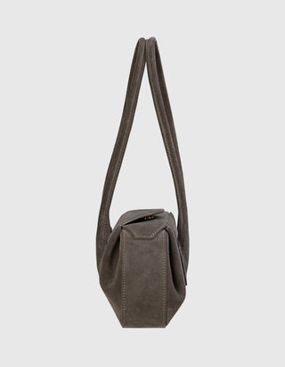 Veloursleder-Tasche Oyster Shoulder Bag