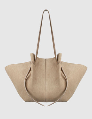 Veloursleder-Tasche Large Mochi
