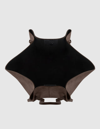 Veloursleder-Tasche XL Mochi