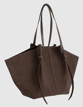 Veloursleder-Tasche XL Mochi
