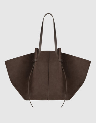Veloursleder-Tasche XL Mochi