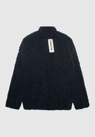 Bouclé-Kaschmir-Cardigan