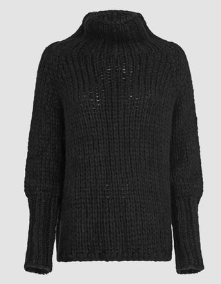 Oversize Grobstrick-Kaschmirpullover