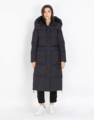 Daunenparka Fully mit Kapuze
