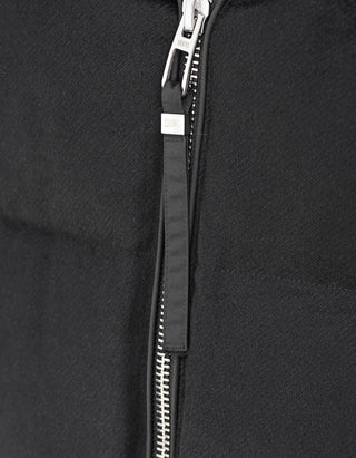 Material-Mix Daunen-Jacke Heka