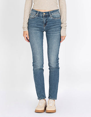 Washed-Out Slim-Leg Jeans