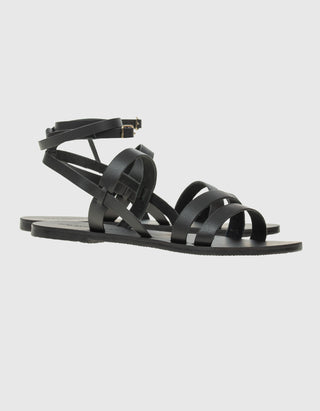 Leder-Riemchen Sandalen