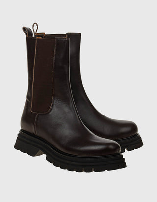 Leder-Stiefel