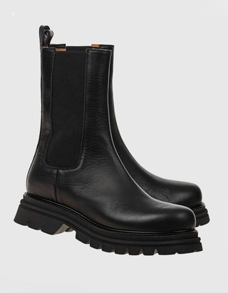 Leder-Stiefel