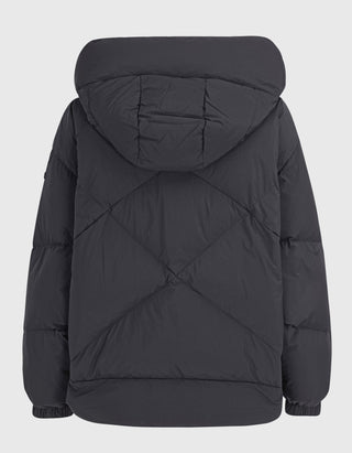 Oversize-Daunen Jacke mit Kapuze