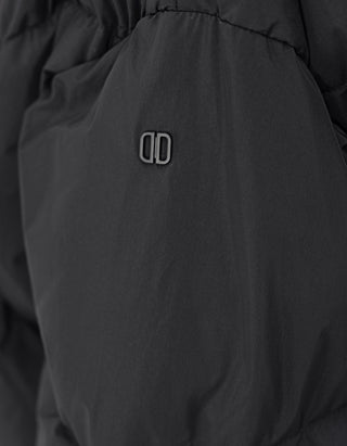 Oversize-Daunen Jacke mit Kapuze