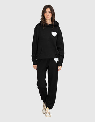 Jogginghose mit Herz-Print