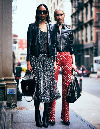 Lederjacke Berlin mit Paspeltaschen