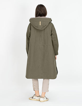 2-in-1 Oversize Parka mit herausnehmbarem Thermofutter