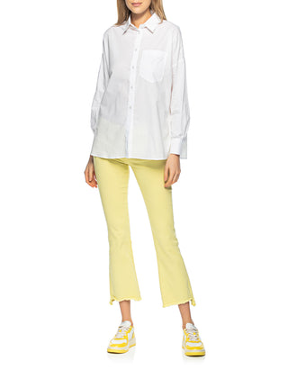 Mid Rise Super Skinny Kick-Flare Jeans
