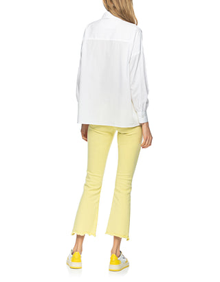 Mid Rise Super Skinny Kick-Flare Jeans