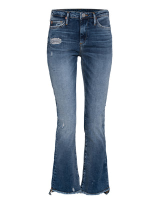 Destroyed Kick-Flare-Jeans