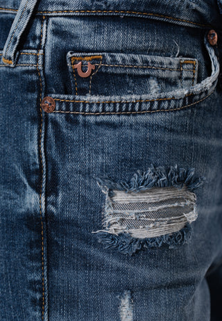 Destroyed Kick-Flare-Jeans